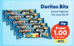8 Stuks Doritos Bits - Sweet Paprika voor €1 bij Die Grenze