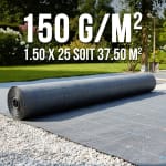 MGS Géotextile 150 g/m² (1,5 × 25 m) pour 40€