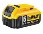 Batterie pour outil sans fil 18V XR Li-Ion 5,0 Ah - DEWALT DCB184 à 54,50€