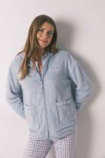 Bata corta Women'secret pelo lurex azul por 10,79€