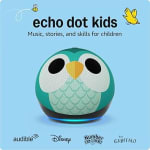 Echo Dot Kids (Newest Gen) – Owl | Smart Speaker with Amazon Kids+ - £28.49