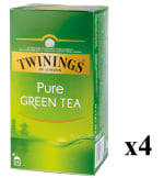4 Paquetes de 25 Bolsitas de Twinings Of London Té Pure Green Tea por 12.43€
