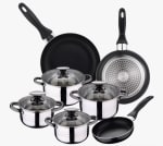 San Ignacio Batería Cocina Premium 8 Piezas + Juego 3 Sartenes por 48.94€