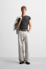 Pantalón Estampado Abstracto Zara por 15,99€