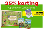 25% korting op alles van Carcassonne bij 999games + gratis mini-uitbreiding Wonderen