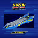 Sonic Racing: CrossWorlds - "Blue Star" Extreme Gear grais in de PS Store
