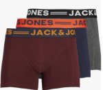 Lot de 3 boxers Jack & Jones - différents coloris, Taille XXL à 12,17€