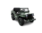 4x4 électrique enfant Jeep Willys vert, 2 moteurs 12v à 85€