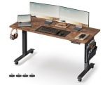Bureau Assis-Debout Vasagle Fonction Mémoire de 4 Hauteurs à 98,35€