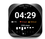 Fitness Pal Watch Face voor android gratis