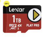 Lexar microSD Express PLAY Pro (1 TB) voor €199,99 bij Proshop