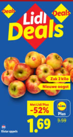 2 kilo Elstar appels voor €1,69 met de Lidl plus app