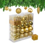 Set van 110 stuks Relaxdays kerstballen voor €11,59 bij Amazon