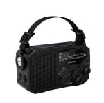 Radio portátil Philips TAR1609/00 con linterna y recarga solar negra por 29,74€