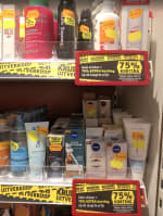 75% extra korting op alles met een gele sticker bij Kruidvat