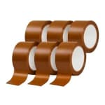 6 Cintas Adhesiva Marrón Universal 48 mm x 60 Metros por 5.60€