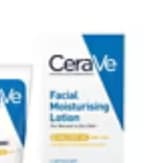 2 X CeraVe AM Facial Moisturising Lotion SPF50 with UV Protection and 3 essential