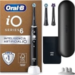 Oral-B iO 6 Cepillo de Dientes Eléctrico con 3 Cabezales Y Estuche, Negro por 132.95€