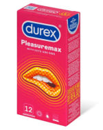 Lot de 12 Préservatifs en latex Durex Pleasuremax à 1€