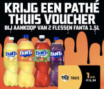2 flessen Fanta (2 × 1,5 L) + Gratis Pathe Thuis Film voor €3,99 bij Jumbo