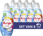 8x Robijn Klein & Krachtig Wasmiddel Morgenfris Color 19 Wasbeurten voor €34,99