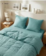 Parure de lit 2 personnes (260 x 240cm) en gaze de coton - Kiabi Home à 19,50€
