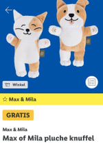 Gratis Max & Mila's World knuffel bij Lidl