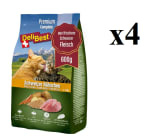 4 x DeliBest Adult Sensitive Comida para gatos adultos con 100% Pollo 600g a 11.96€