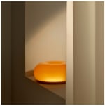 VARMBLIXT Lámpara mesa pared LED naranja vidrio 30 cm por 39,00€