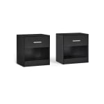 Juego 2 mesitas noche VASAGLE con cajón y compartimento por 29.55€