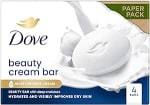 Dove Original Beauty Bar Soap 4 Pack £2.49 (S&S from £2.12)