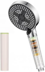 Alcachofa de Ducha con Filtro, 6 Modos, Alta Presión, 110 mm por 9.99€