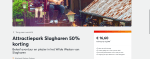 Entreeticket Attractiepark Slagharen voor €16,60 p.p.