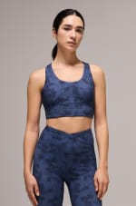 Top de tirante cruzado de yoga de mujer Boomerang - Azul marino por 9.99€