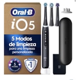 Oral-B iO 5N Cepillo de Dientes Eléctrico con 3 Cabezales, Negro por 99.95€