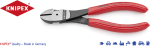 KNIPEX High Leverage Diagonal Cutter with Plastic Coating 160 mm