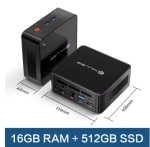 MLLSE G1 Mini PC AMD Ryzen5 5500U Processor 16GB voor €150,56 dmv code bij Aliexpress