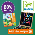 20% korting op alles van Djeco bij Lobbes