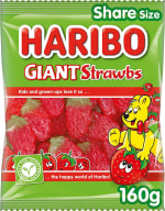 Haribo Giant Strawbs / Starmix 160g - From 77p with Max S&S