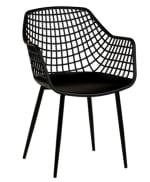 4 Kwantum kuipstoelen Webbing zwart voor €100 bij Kwantum