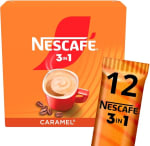 NESCAFÉ 3 in 1 Caramel – 12 Drinks for £1.39