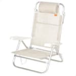 Aktive Silla de playa plegable, 47x49x82 cm, respaldo 8 posiciones por 24.95€