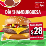 Cuarto de Libra por $28 | McDonald's | 28 Mayo