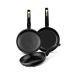 Monix Green Set 3 Sartenes, Lote 18, 22 y 26 cm, Antiadherentes por 23.66€
