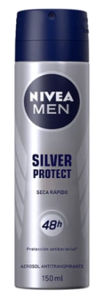 NIVEA MEN Desodorante Antibacterial Silver Protect 150ml por $25 | HEB