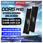 2x16gb Memoria ram Crucial pro ddr5 32gb 6000mhz cl36 por 331,27€