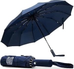 Windproof 10-Rib Compact Umbrella (Auto Open/Close) – £6.10