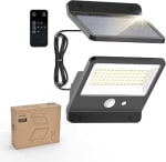 Philips Solar Security Outdoor LED 6500K, Flood w/PIR Motion Sensor, Remote Control