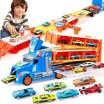 Camiones Juguete Niños, 12 Vehículos Juguete Metal con 2 lanzaderas por 19.99€