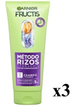 3 Botes de Garnier Fructis Fructis No.1 Champú Método Rizos, 200 ml por 5.46€